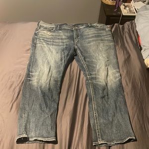 Mens Silver “Grayson” Jeans